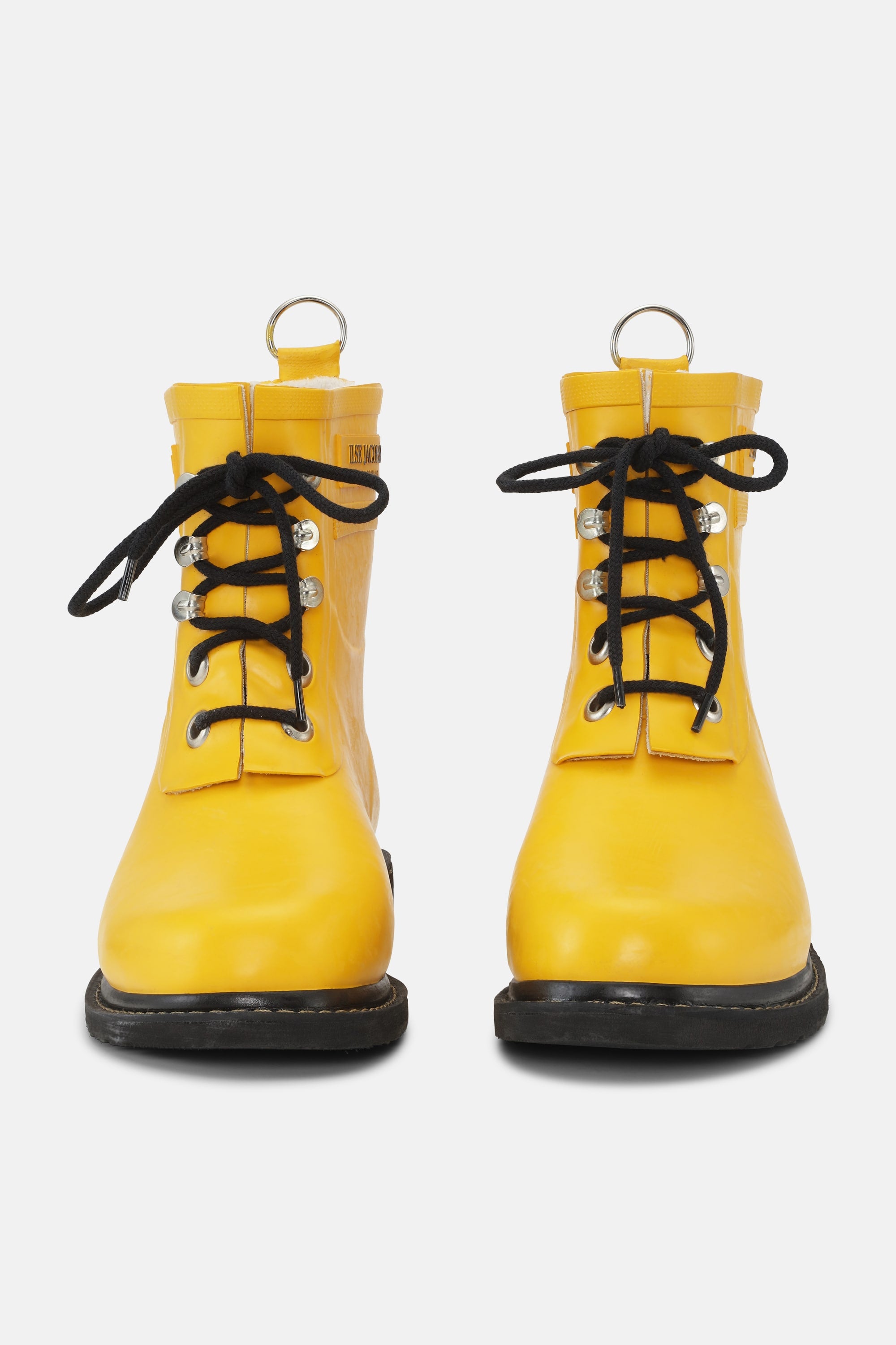 Short Rubber Boots - Cyber Yellow